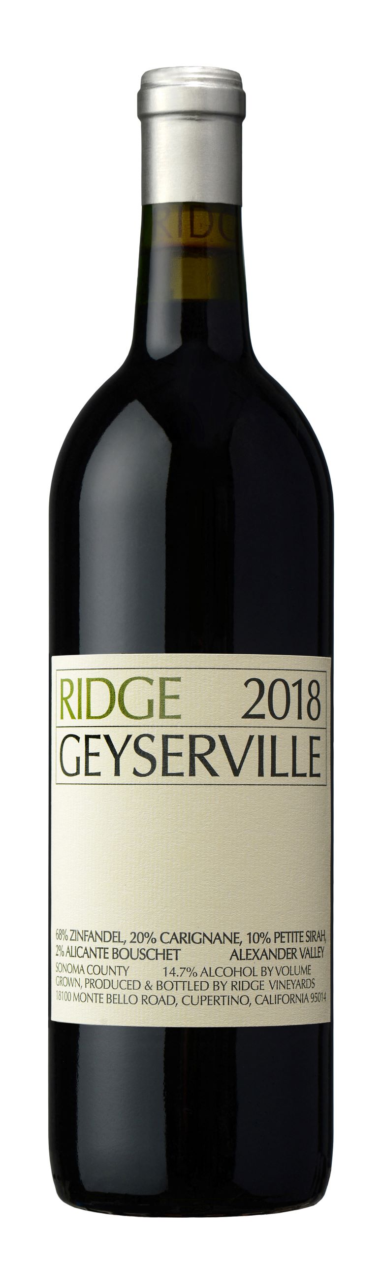 Geyserville, Ridge Vineyards, Alexander Valley